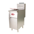 Commercial Gas Floor Fryer 40 lb. Capacity Natural Gas M496
