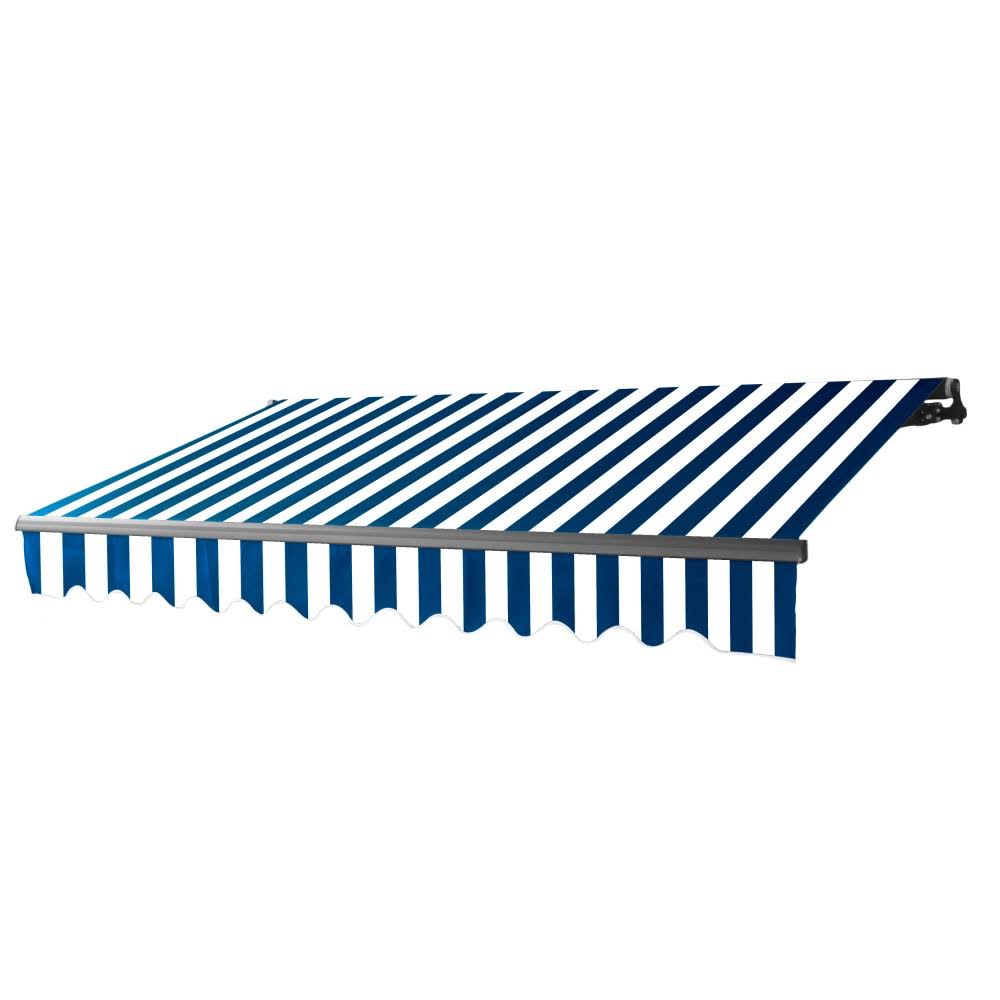 10 x 8 ft. Black Frame Retractable Patio Canopy Awning C479888