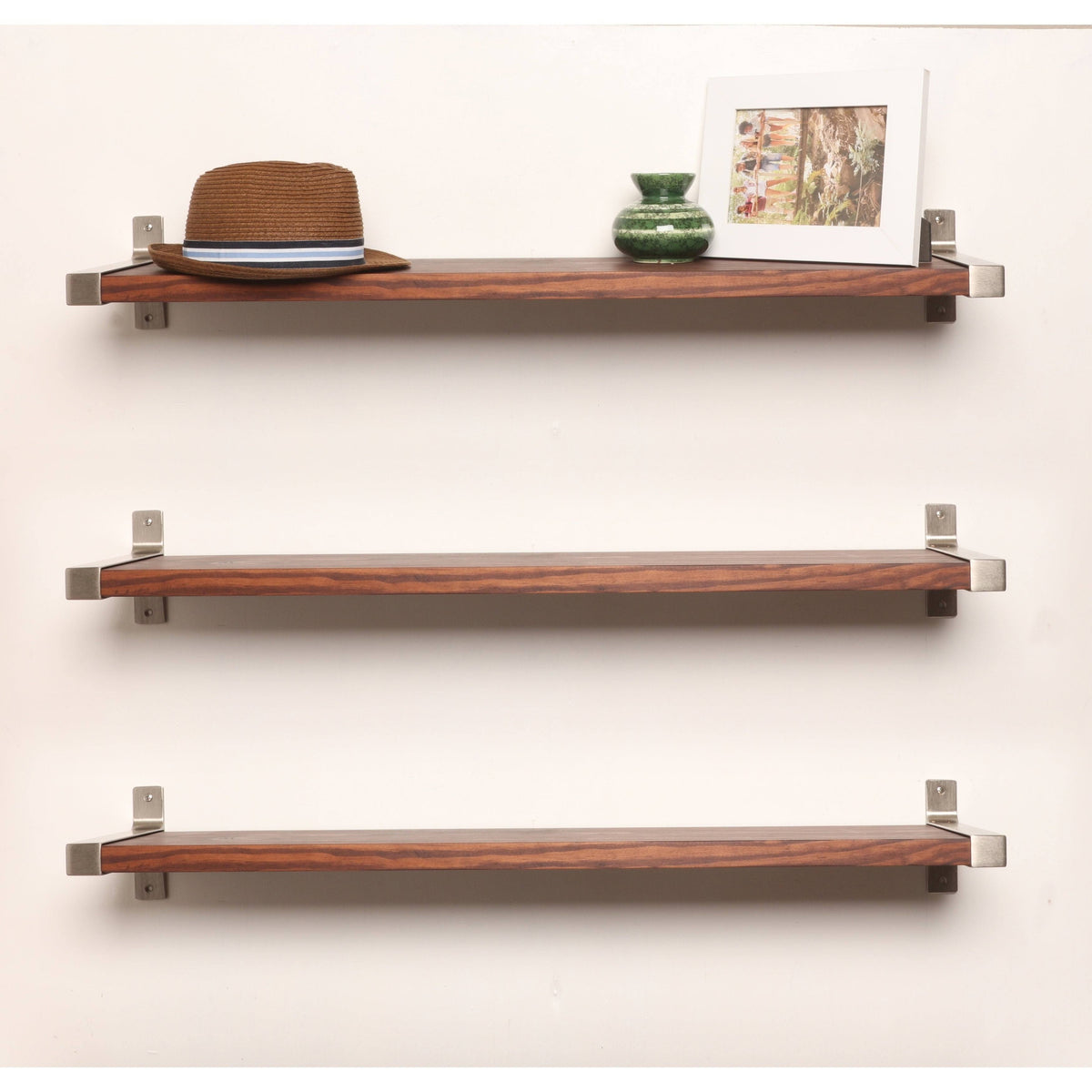 3 Piece Wood Wall Shelf Set U454