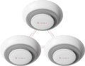 3-Pack Wireless Interconnected Smoke and Carbon Monoxide Detector Alarm I939235