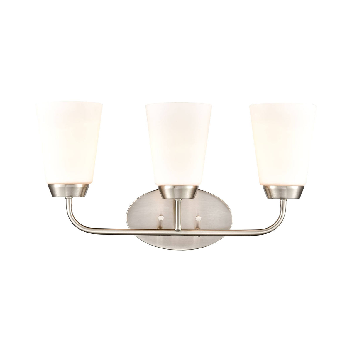 3-Light Bath Brushed Nickel H866
