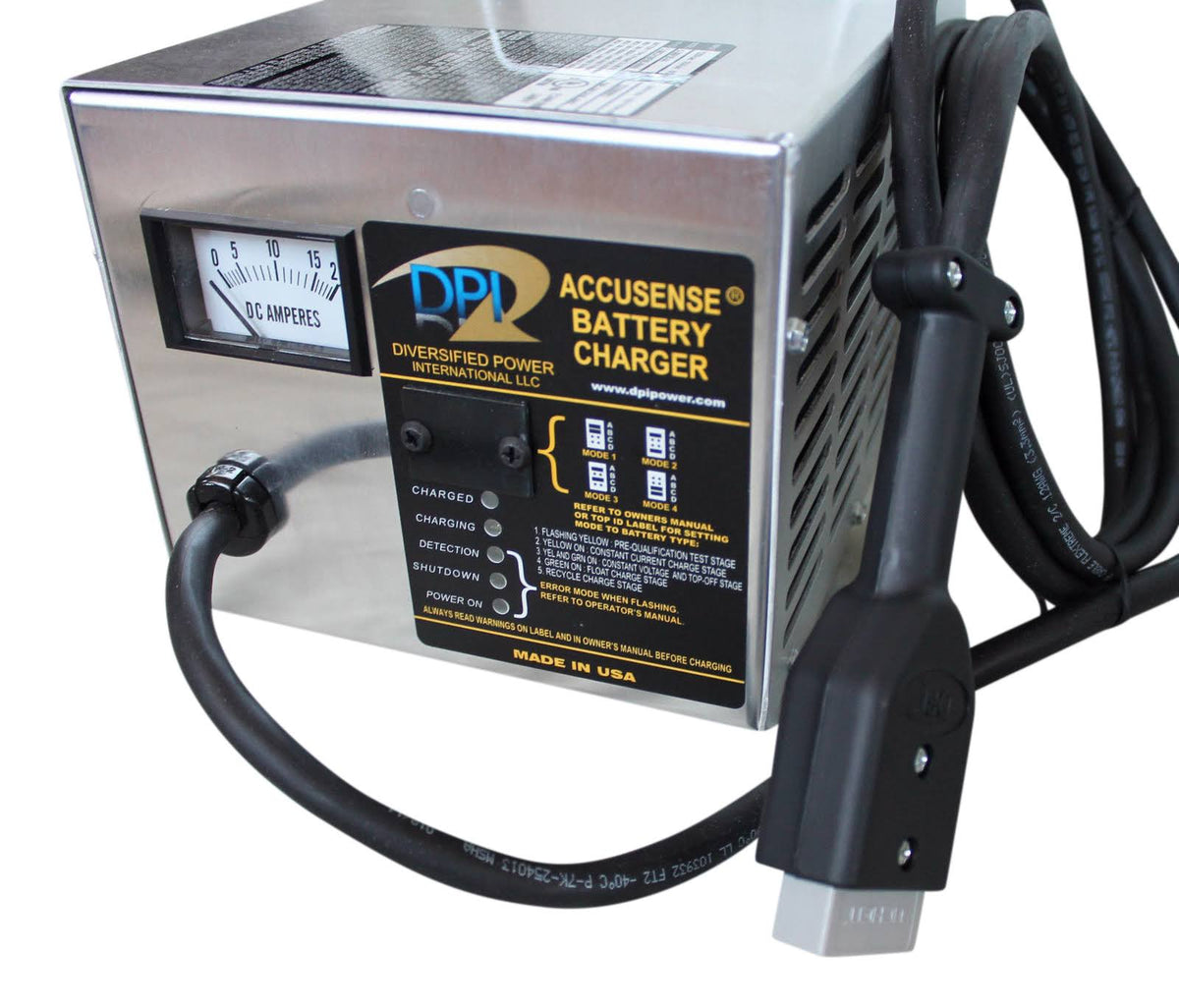 Golf Cart Battery Charger with Anderson Sb-50 Connector W7329
