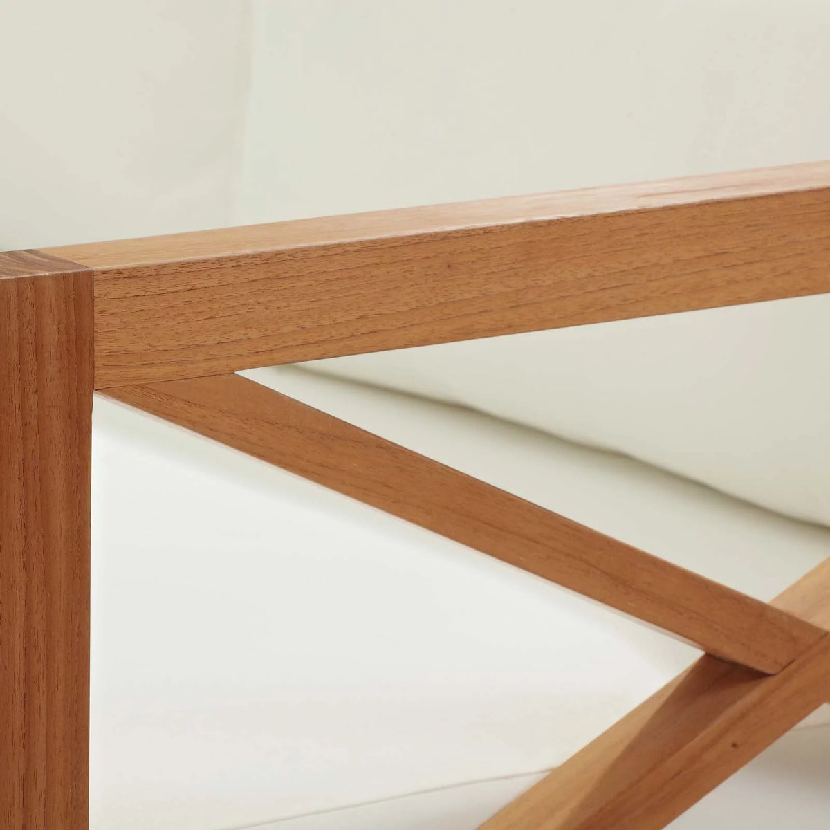 Natural White Wood Lounge Sofa S651643