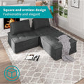 Dark Grey Modular Sectional Sofa Couch K222923