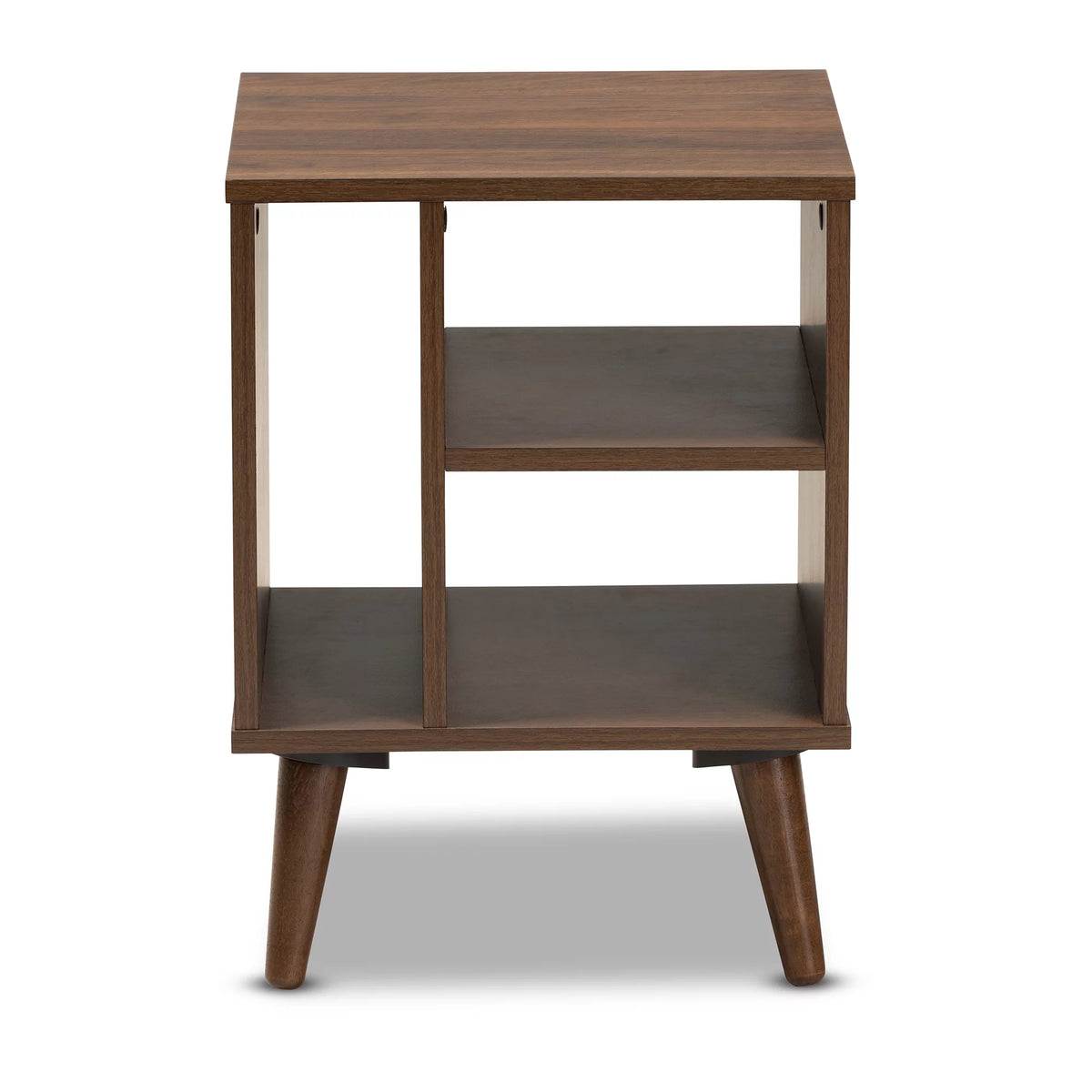 Walnut Finished Wood End Table L187