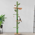 Cactus Cat Tree Floor to Ceiling Cat Tower with Adjustable Height R354664