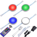 RGBW Under Cabinet LED Lighting Kit, 6 Lights Pack of 2 O2613