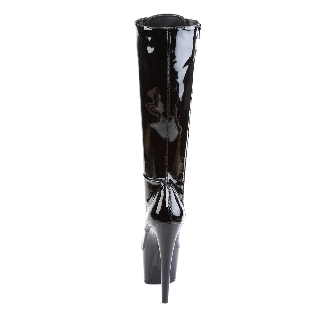 Black Str Patent Shoes T448