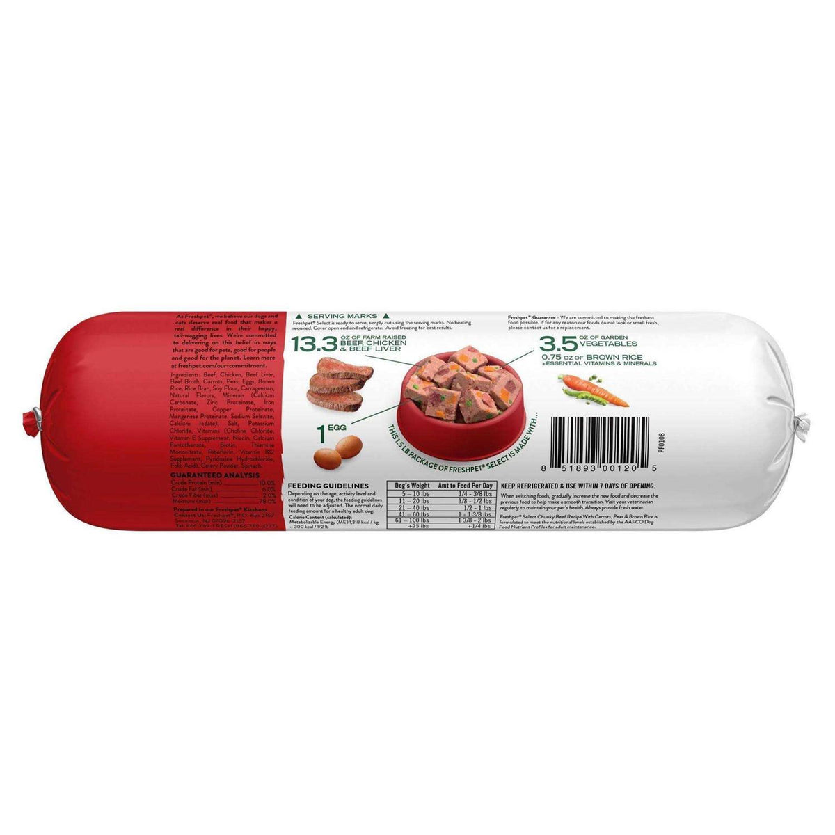 Dog Food Chunky Beef Recipe U684