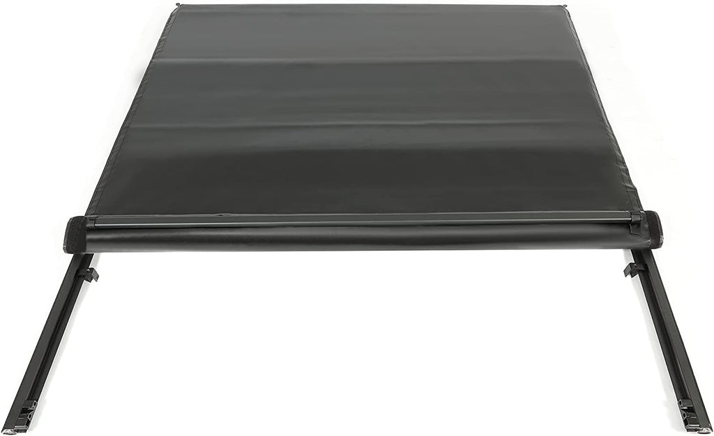 Soft Roll-up Truck Tonneau Cover with 6.5' Bed Black Sailcloth M436373