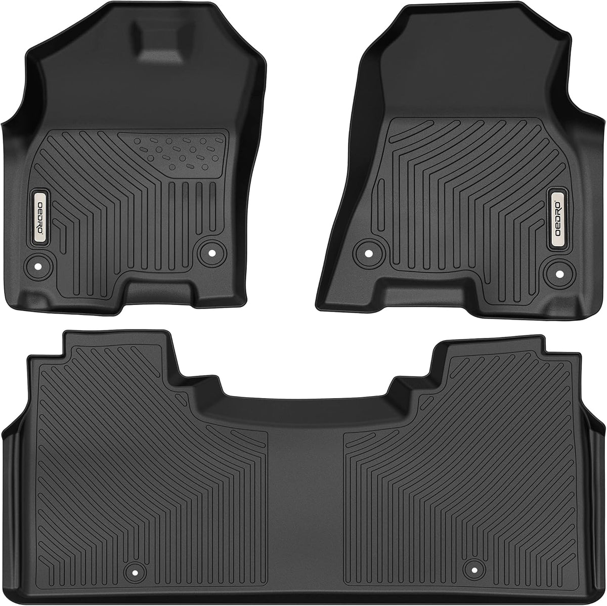 Black TPE Floor Mats for Dodge Ram 1500 Crew Cab N315968