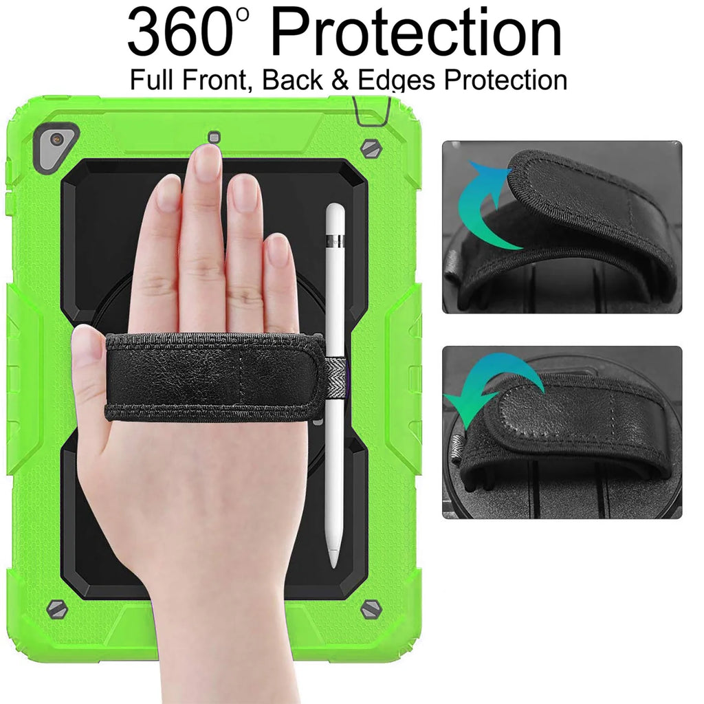 Green Shock Proof Cover with Shoulder Strap U907711