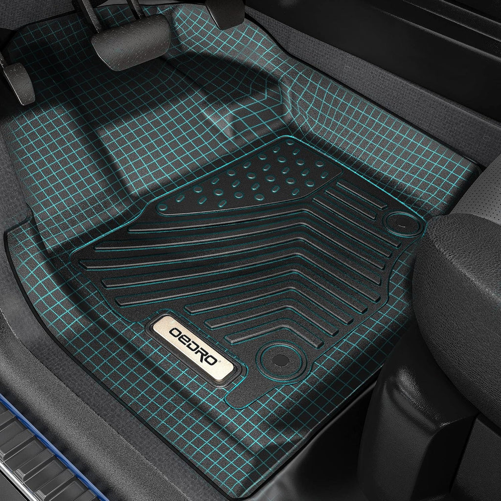 Black TPE Floor Mats for Dodge Ram 1500 Crew Cab N315968