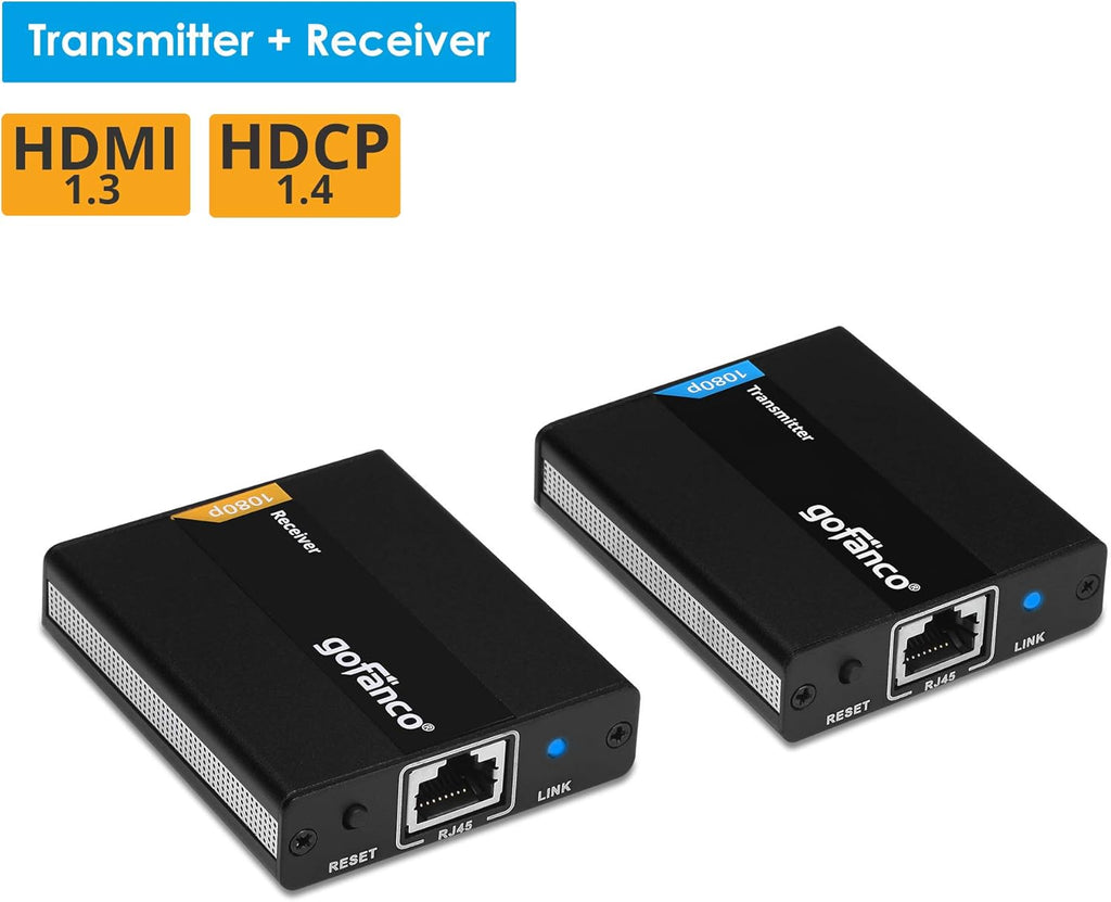 HDMI Extender Over Ethernet Cat6, Pack of 2 C626482