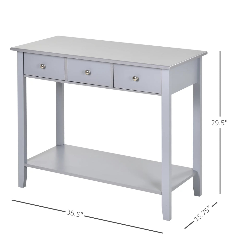 Console Table with Drawer and Bottom Shelf I290
