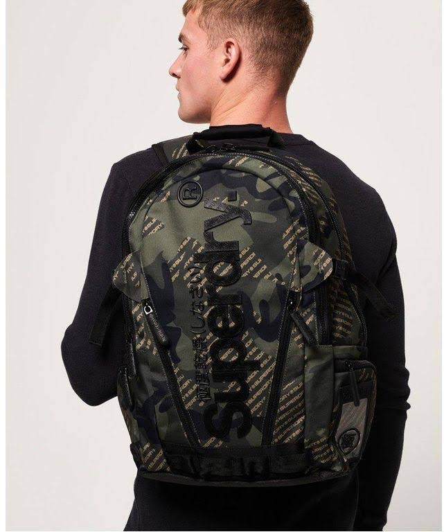 Camo Logo Tarp Green Backpack U102736