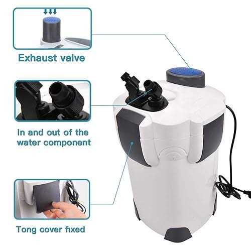 External Aquarium Filter with Builtin Pump Kit Canister H60113