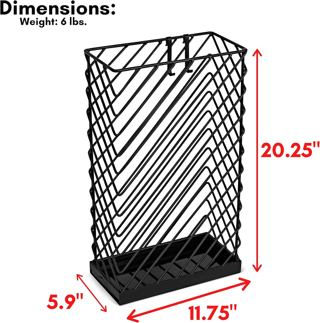 Black Metal Umbrella Stand P498938