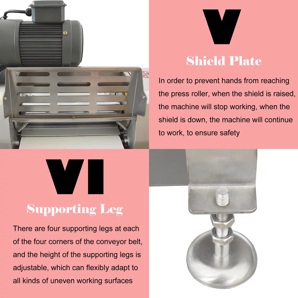 Collapsible Bench Top Dough Sheeter 600mm V373477