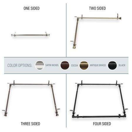 Black Adjustable 66-120 inch Ceiling Rod K925768