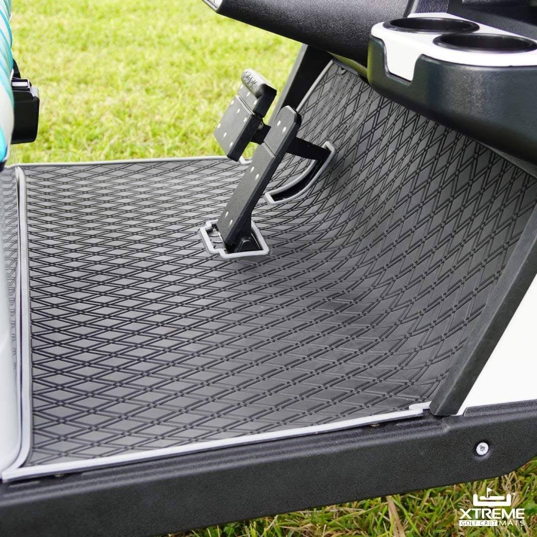 Grey Golf Cart Floor Mats Y365