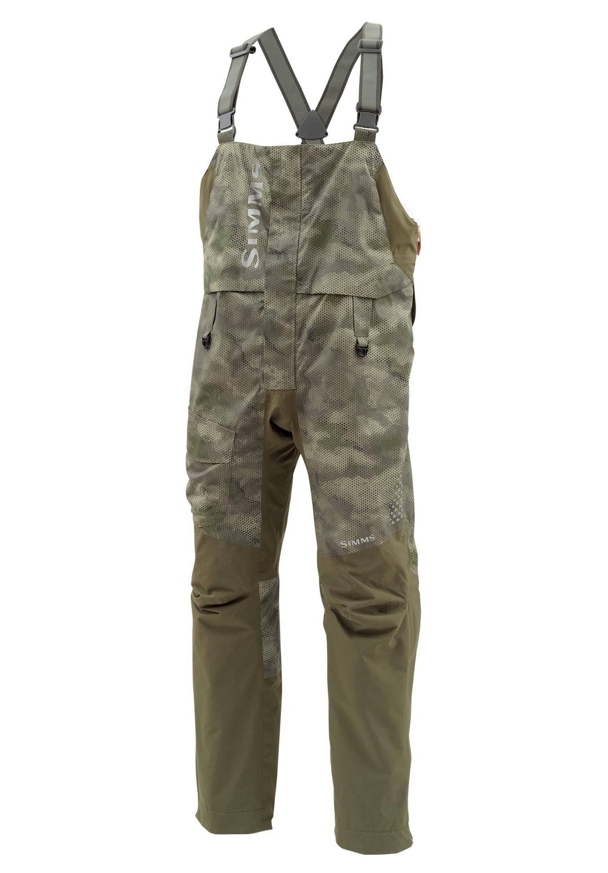 Simms Challenger Bib - S Hex Camo Storm H90589
