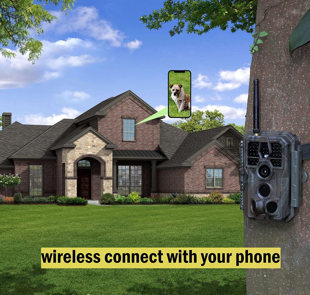 32MP 1296P WiFi Trail Camera with Night Vision Motion Activated Waterproof IP66 N2289