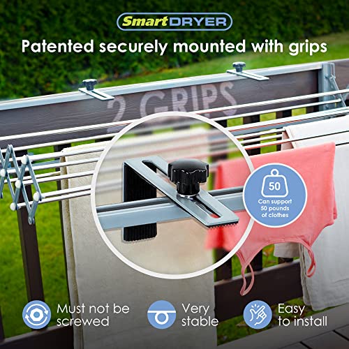Retractable Clothes Drying Rack B745516