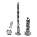 3/4 inch-4 1/2 x 9 inch Hex Lag Screw Low Carbon Steel Hot Dip Galvanized Pk 45 R585597