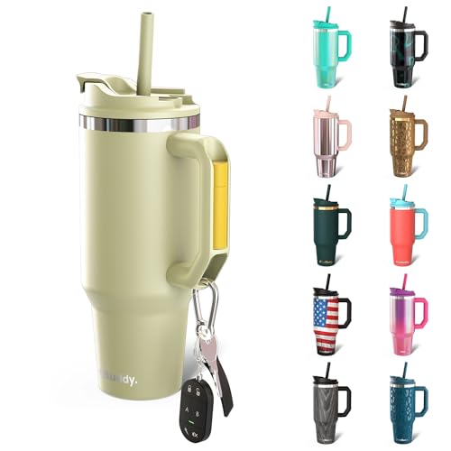 40 oz Stainless Steel Vacuum Insulated Tumbler with Lid and Straw H6046