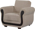Beige Convertible Sleeper Chair with Storage H610