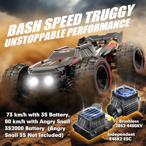 Brushless RC Car 4X4 Offroad Waterproof with 3S Battery J141