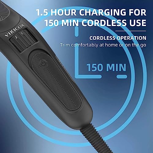 Men's Cordless Beard Trimmer with Stainless Blade A484534