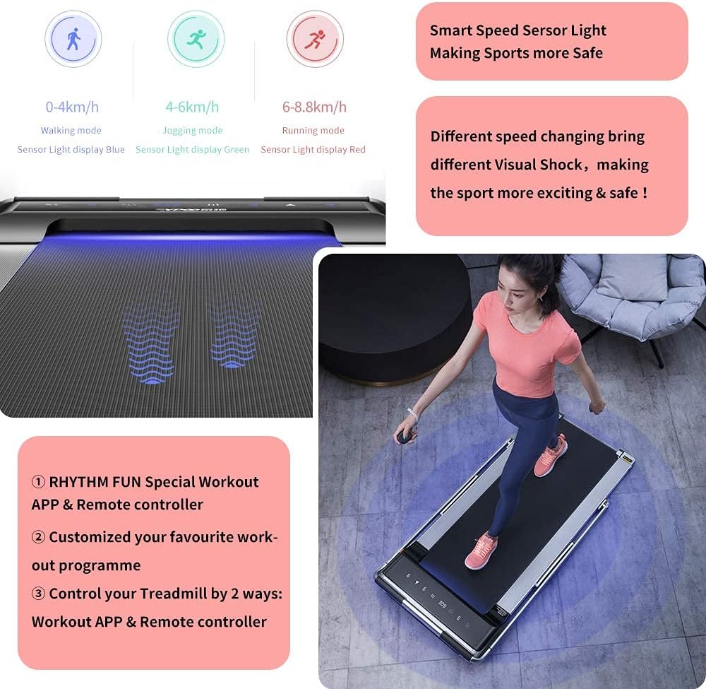 2-in-1 Folding Treadmill with Smart Remote X695