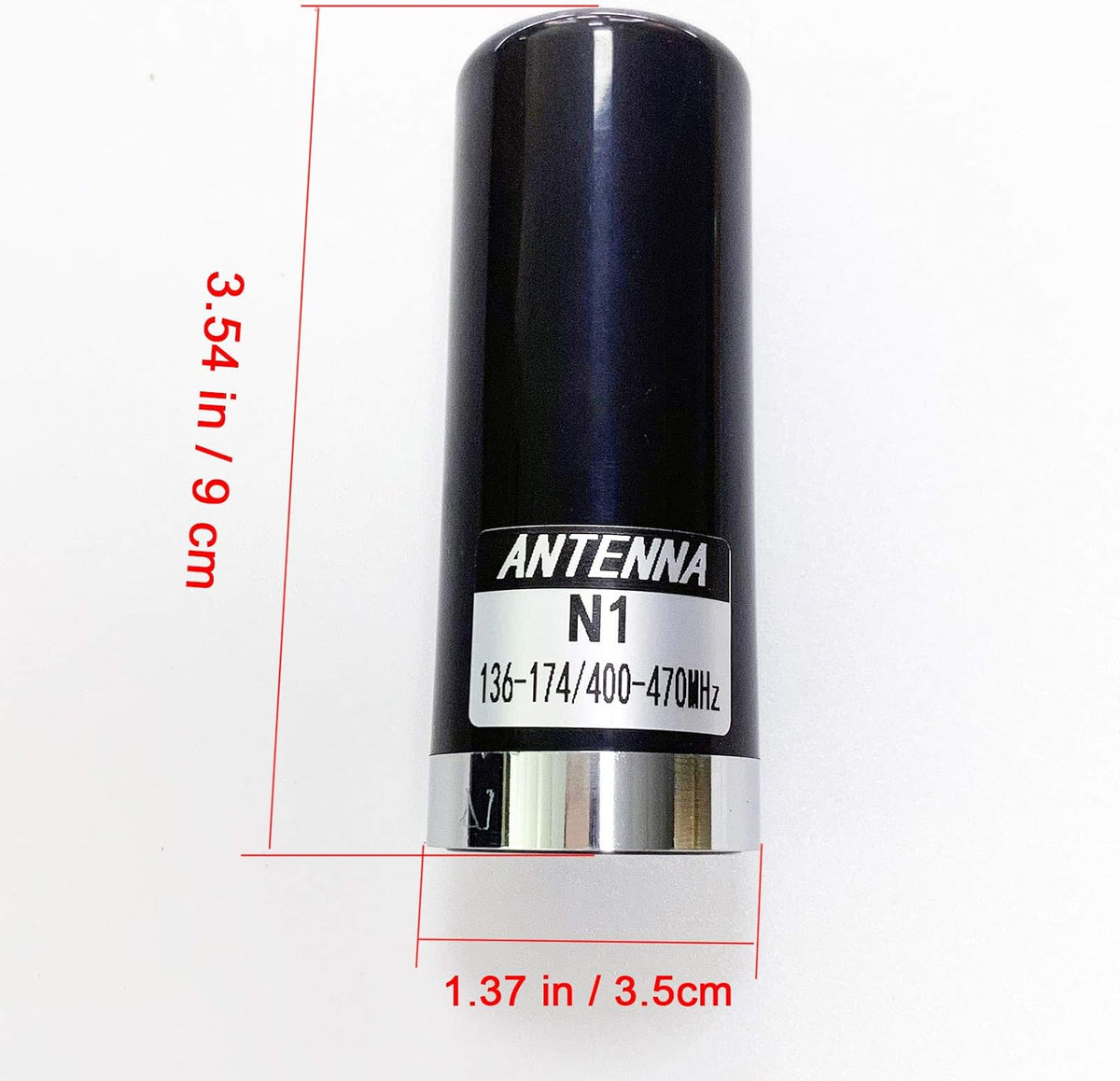 Dual Band VHF UHF Mobile Radio Antenna with Magnetic Base X4062