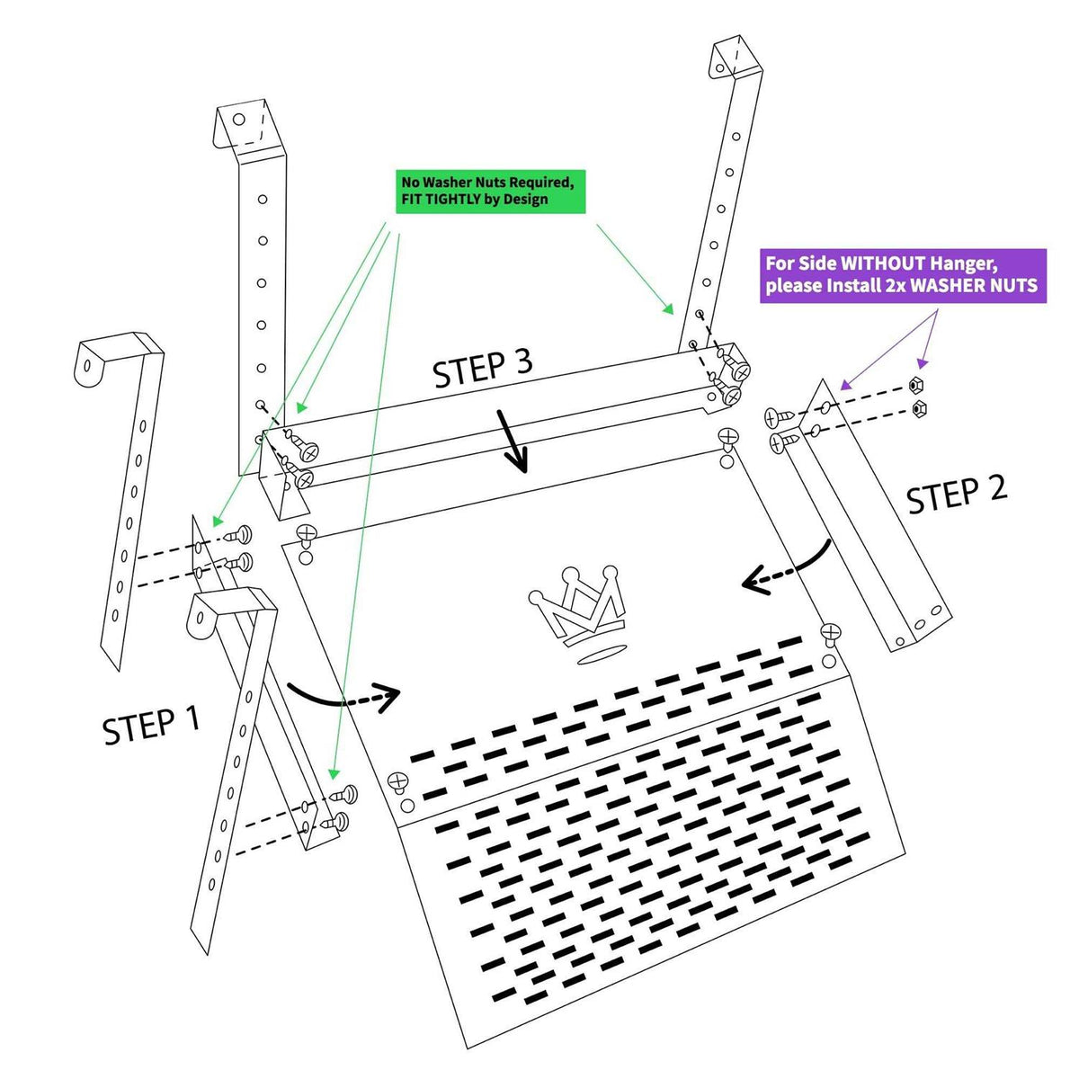 Extra Large Wide Hanging Turtle Basking Platform 17×16 Aquatic Reptile Ramp Dock K790