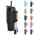 40 oz Stainless Steel Vacuum Insulated Tumbler with Lid and Straw H6046