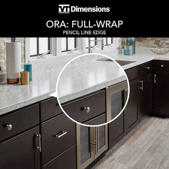 25.25-in x 3.75-in Straight Laminate Countertop with Integrated Backsplash I897643