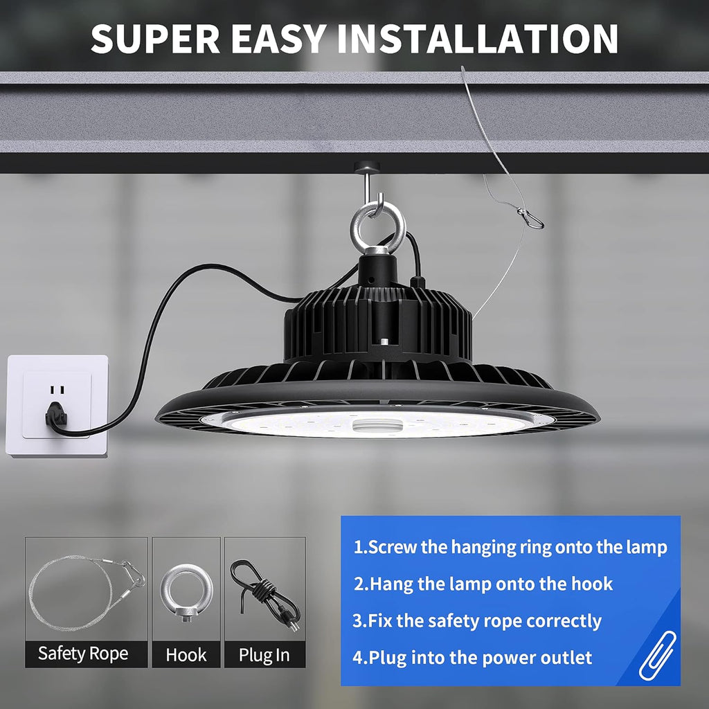 100W 14000 LM 5000K IP65 Waterproof LED High Bay Light I9352
