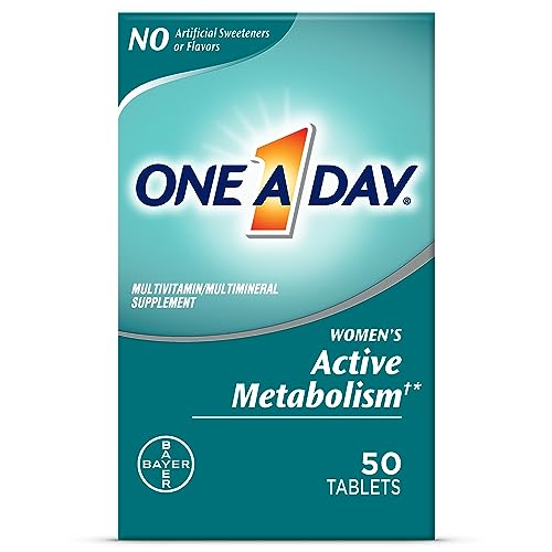 One A Day Women’s Active Metabolism Multivitamin, 50 Count W50670