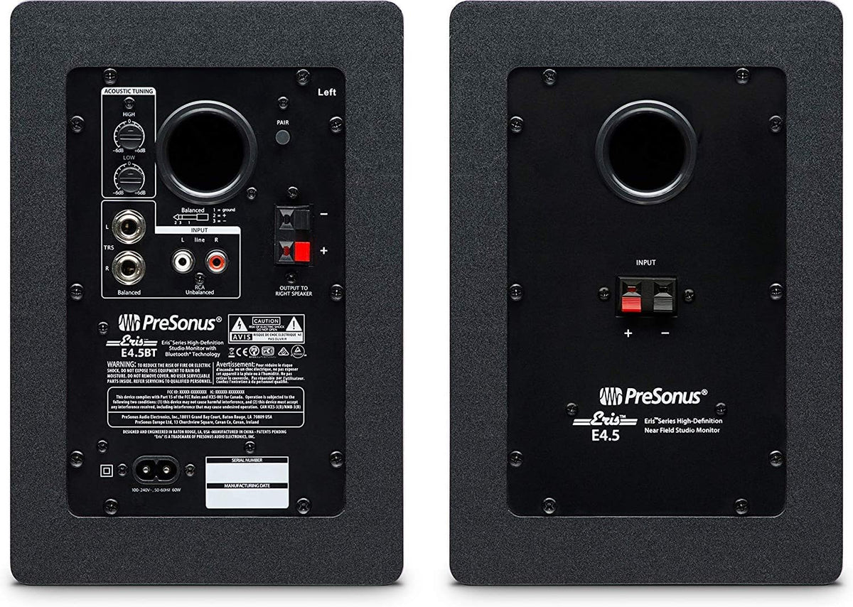 Audio Interface with Studio Monitors and Instrument Cable H377333
