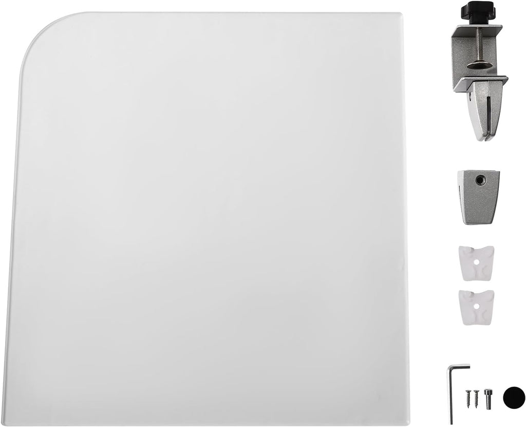Frosted Acrylic Desk Privacy Panels, 17'' W x 18'' H Z2943