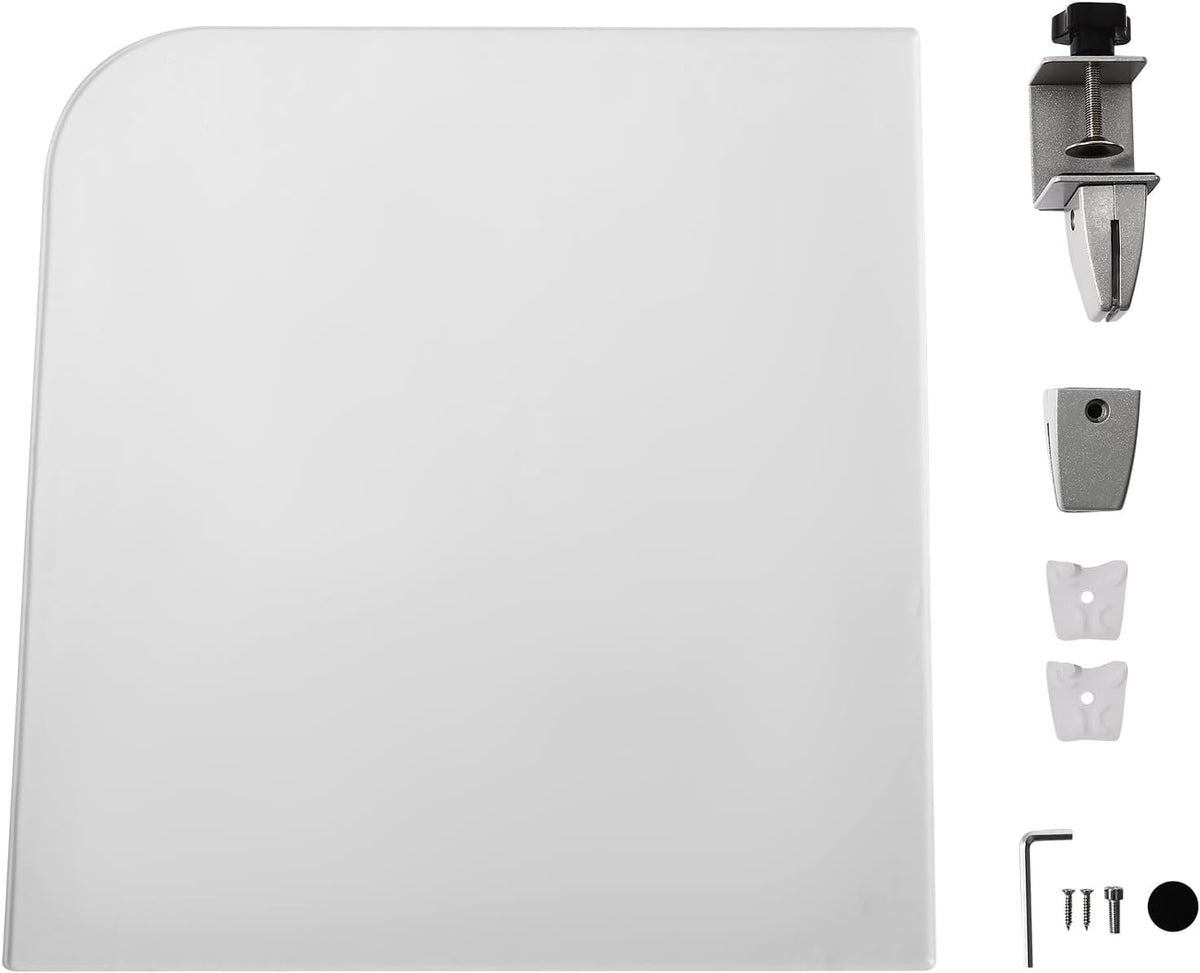 Frosted Acrylic Desk Privacy Panels, 17'' W x 18'' H Z2943