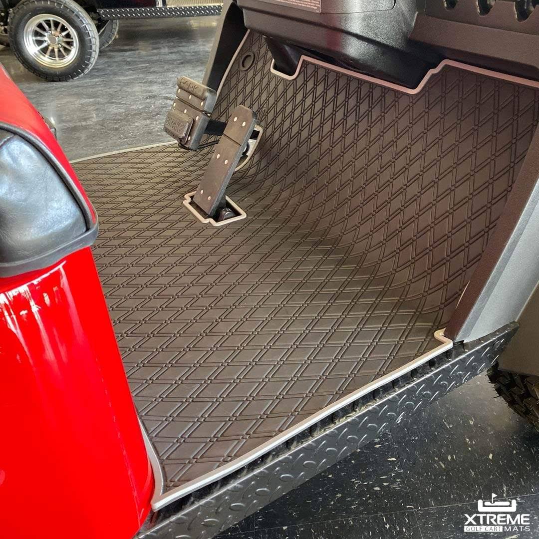 Grey Golf Cart Floor Mats Y365