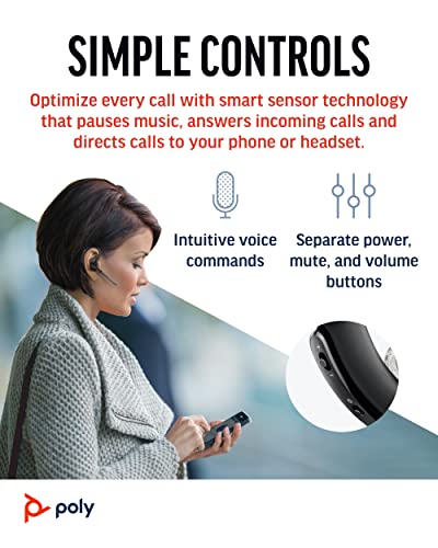 Wireless Headset Single-Ear Bluetooth with Noise-Canceling Mic H5334