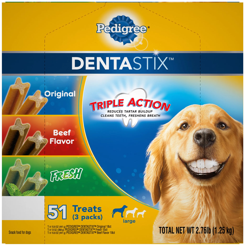 2.76 lb. 51 Count Dental Treat for Dog Q73416