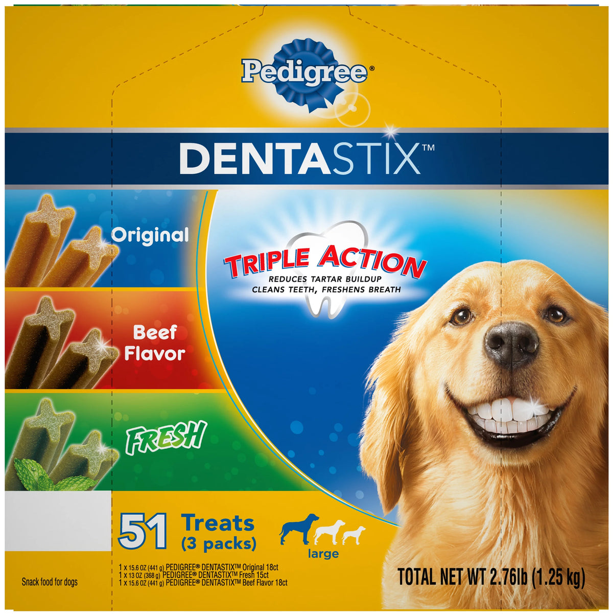 2.76 lb. 51 Count Dental Treat for Dog Q73416