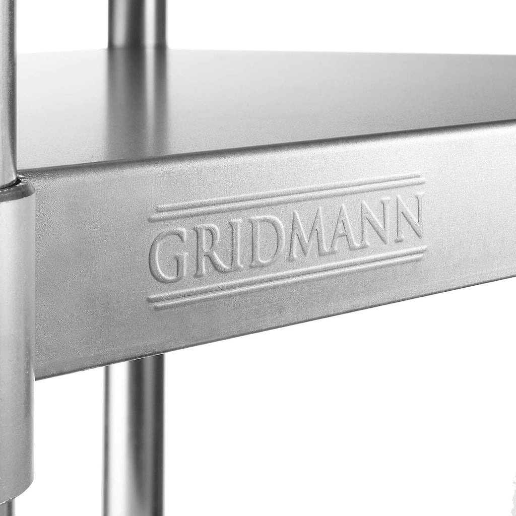 Stainless Steel Commercial Kitchen Prep & Work Table with 4 Casters B2074