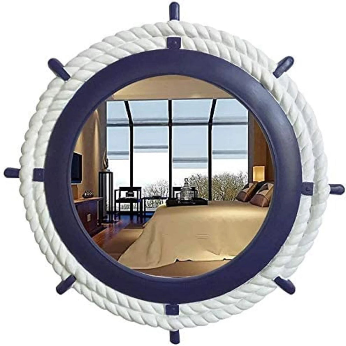 25.2 inch nautical wall mirror R290