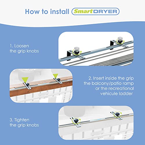 Retractable Clothes Drying Rack B745516